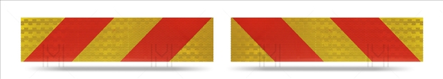 Imagine pentru produsul „SET 2 PLACUTE REFLECTORIZANTE 565X132MM SUPORT ALUMINIU"