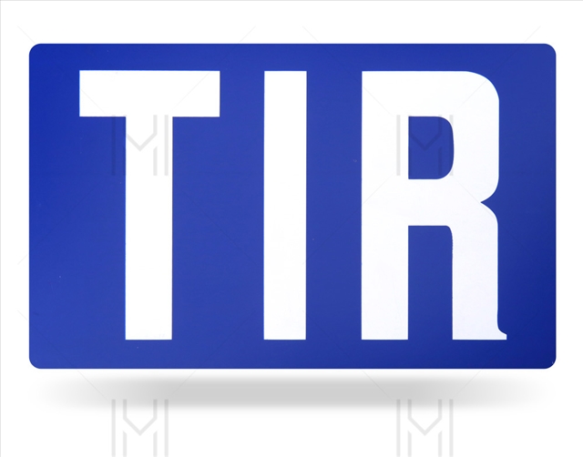 Imagine pentru produsul „PLACUTA INSEMN -TIR- ALUMINIU PLIABILA VERTICAL"
