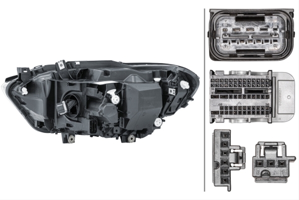 BMW 1 (F20) 2010-, BMW 1 (F21) 2011- - HELLA