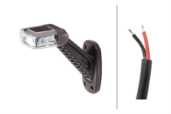 LAMPA GABARIT OBLICA CU LED,STG. MONTARE VERTICALA