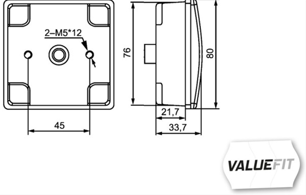 LAMPA CEATA/MARSARIER SPATE PATRATA CU LED, 24V