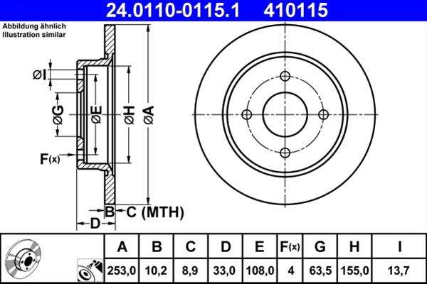 Imagine pentru produsul „DISC FRANA"