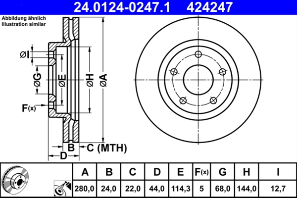 Imagine pentru produsul „DISC FRANA"