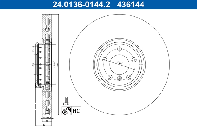 Imagine pentru produsul „DISC FRANA (LIVRABIL LA BUCATA)"