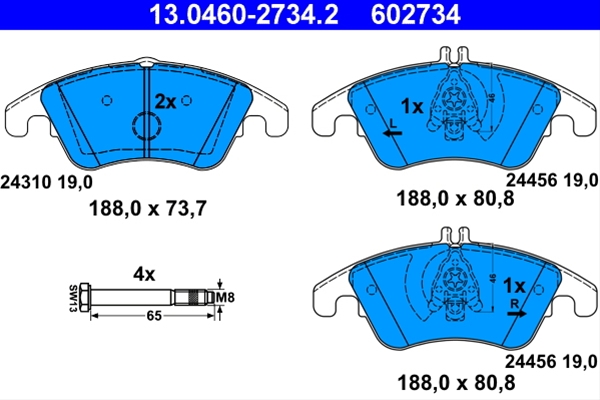 Imagine pentru produsul „SET PLACUTE FRANA,FRANA DISC"