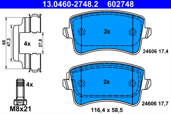 Imagine pentru produsul „SET PLACUTE FRANA,FRANA DISC"