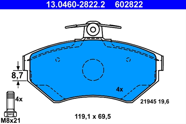 Imagine pentru produsul „SET PLACUTE FRANA,FRANA DISC"