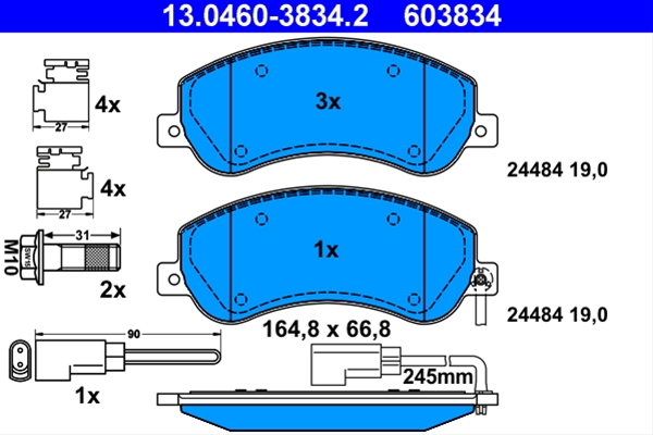 Imagine pentru produsul „SET PLACUTE FRANA,FRANA DISC"