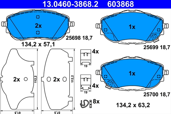 Imagine pentru produsul „SET PLACUTE FRANA"