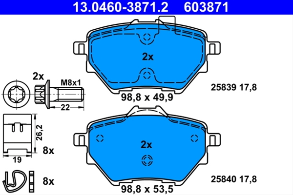 Imagine pentru produsul „SET PLACUTE FRANA,FRANA DISC"