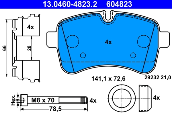 Imagine pentru produsul „SET PLACUTE FRANA,FRANA DISC"