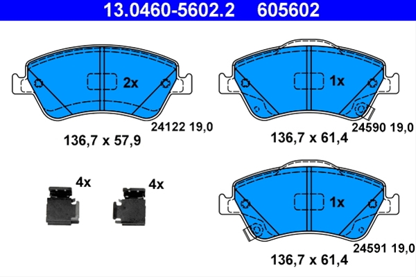 Imagine pentru produsul „SET PLACUTE FRANA"