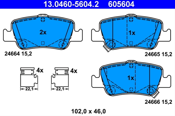 Imagine pentru produsul „SET PLACUTE FRANA,FRANA DISC"