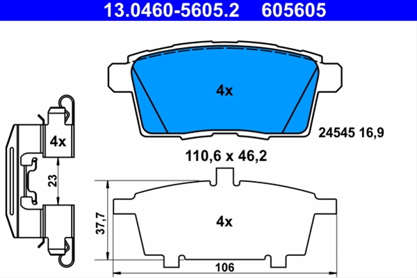 Imagine pentru produsul „SET PLACUTE FRANA"