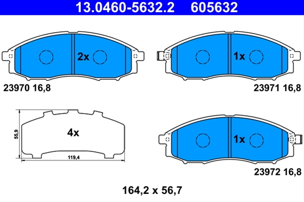 Imagine pentru produsul „SET PLACUTE FRANA,FRANA DISC"