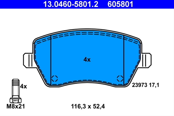 Imagine pentru produsul „SET PLACUTE FRANA,FRANA DISC"