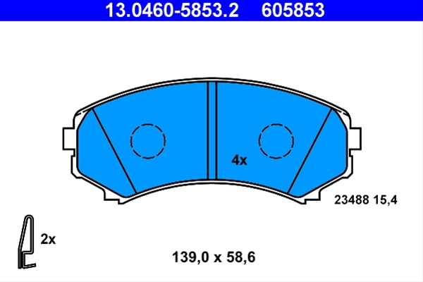 Imagine pentru produsul „SET PLACUTE FRANA,FRANA DISC"