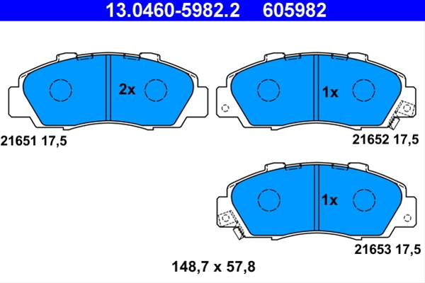 Imagine pentru produsul „SET PLACUTE FRANA,FRANA DISC"