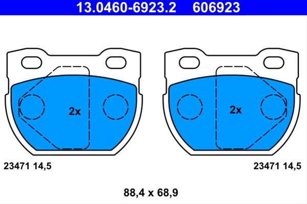 Imagine pentru produsul „SET PLACUTE FRANA,FRANA DISC"