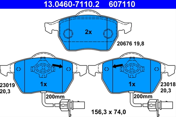 Imagine pentru produsul „SET PLACUTE FRANA,FRANA DISC"
