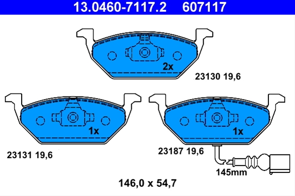 Imagine pentru produsul „SET PLACUTE FRANA,FRANA DISC"