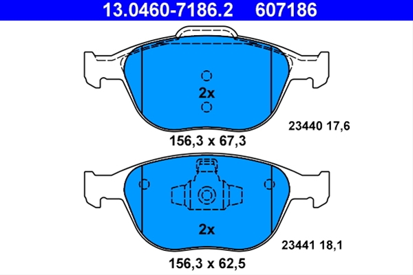 Imagine pentru produsul „SET PLACUTE FRANA,FRANA DISC"