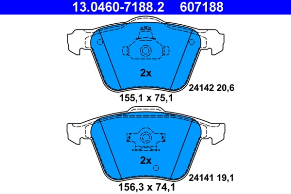 Imagine pentru produsul „SET PLACUTE FRANA,FRANA DISC"