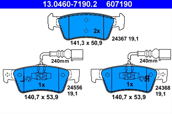 Imagine pentru produsul „SET PLACUTE FRANA,FRANA DISC"