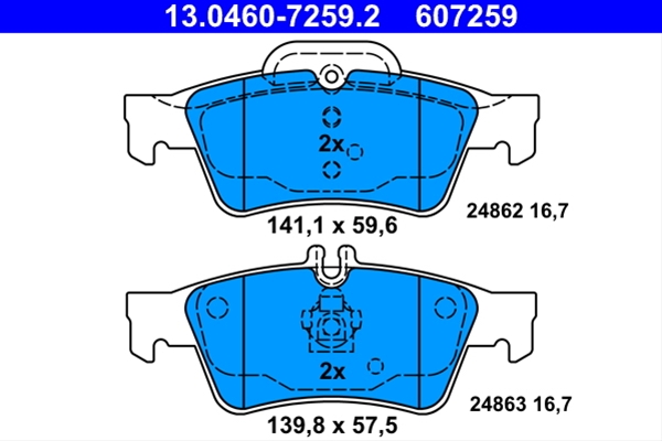 Imagine pentru produsul „SET PLACUTE FRANA DISC"