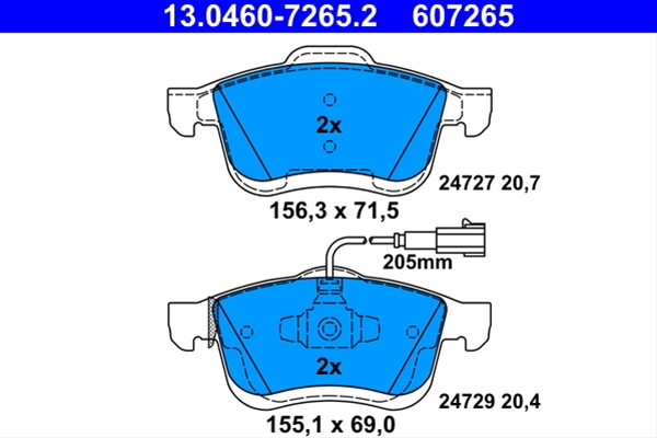 Imagine pentru produsul „SET PLACUTE FRANA,FRANA DISC"