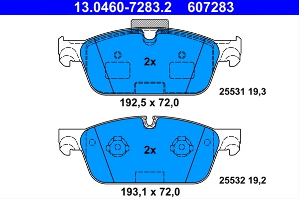 Imagine pentru produsul „SET PLACUTE FRANA,FRANA DISC"