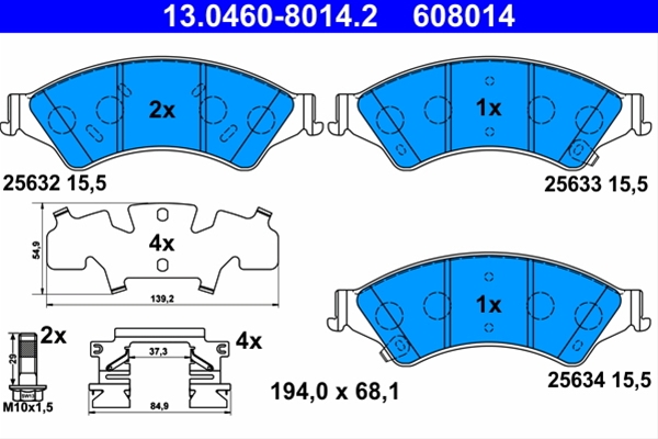 Imagine pentru produsul „SET PLACUTE FRANA,FRANA DISC"