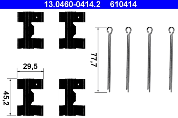 Imagine pentru produsul „SET ACCESORII, PLACUTE FRANA"