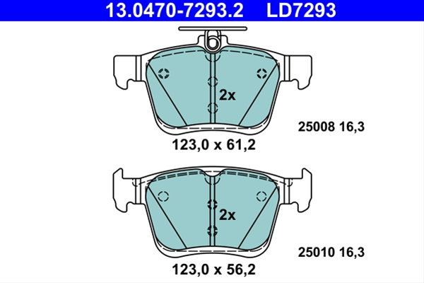 Imagine pentru produsul „SET PLACUTE FRANA ATE CERAMIC"
