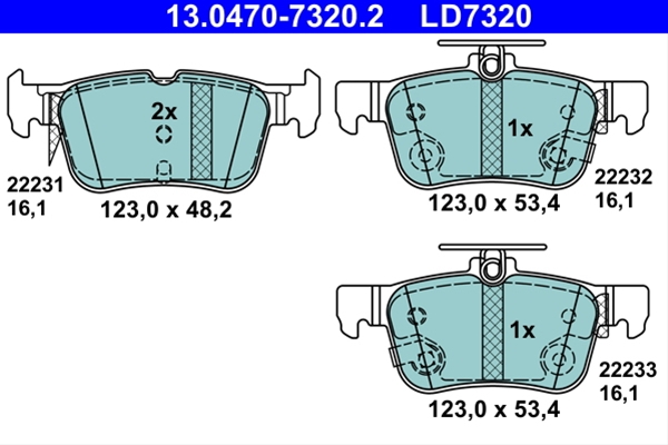 Imagine pentru produsul „SET PLACUTE FRANA CERAMIC"