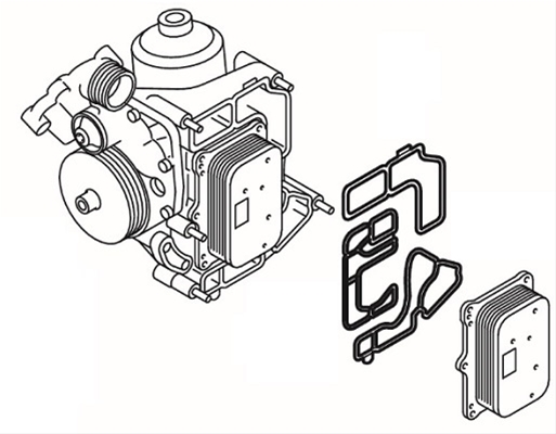 SET GARNITURI RADIATOR ULEI