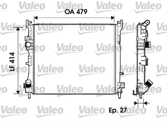 Imagine pentru produsul „RADIATOR, RACIRE MOTOR"
