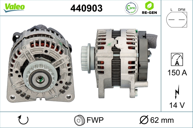ALTERNATOR VALEO CU PIESA LA SCHIMB