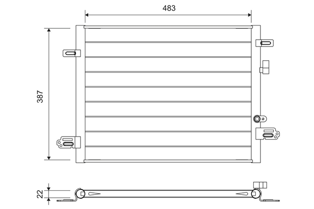 CONDENSATOR A/C