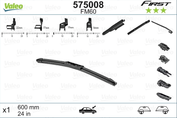 STERGATOR FIRST XTRM FLAT MULTICONEX (FM60  1X600MM)