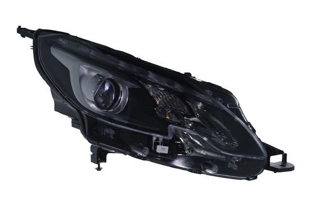 HEADLAMP HALOGEN+LED R LHD PEUGEOT 2008 (CU_)1.2 VTI