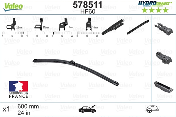 Imagine pentru produsul „STERGATOR HYDROCONNECT HF60(1X600MM)"