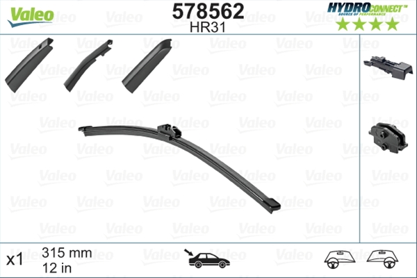 Imagine pentru produsul „STERGATOR HYDROCONNECT HR31(1X310MM)"