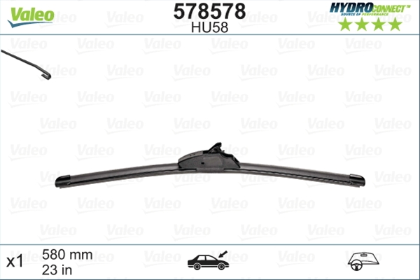 STERGATOR HYDROCONNECT MULTICLIP HU58(1X580MM)