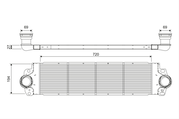 Imagine pentru produsul „INTERCOOLER, COMPRESOR"