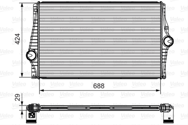 Imagine pentru produsul „INTERCOOLER, COMPRESOR"