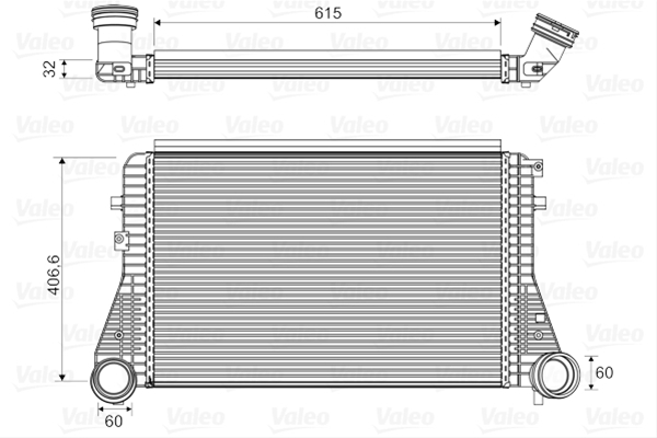 Imagine pentru produsul „INTERCOOLER, COMPRESOR"