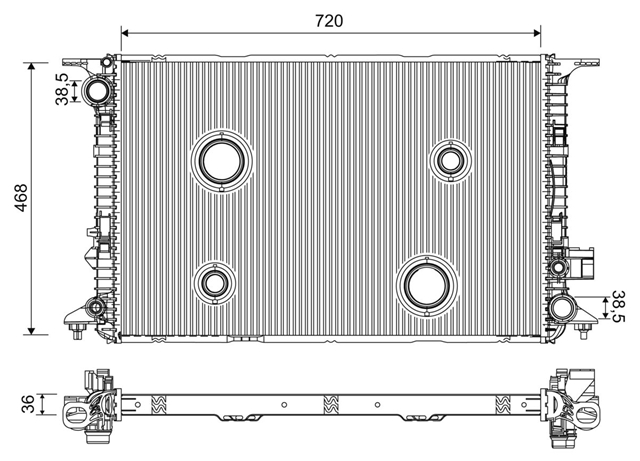 RADIATOR RACIRE MOTOR SE25