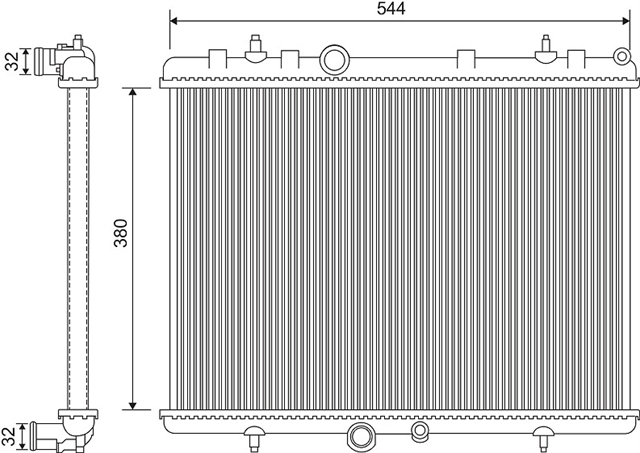 Imagine pentru produsul „RADIATOR, RACIRE MOTOR"