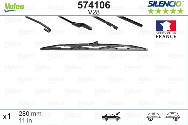 Imagine pentru produsul „SILENCIO WIPER STANDARD V28 X1"
